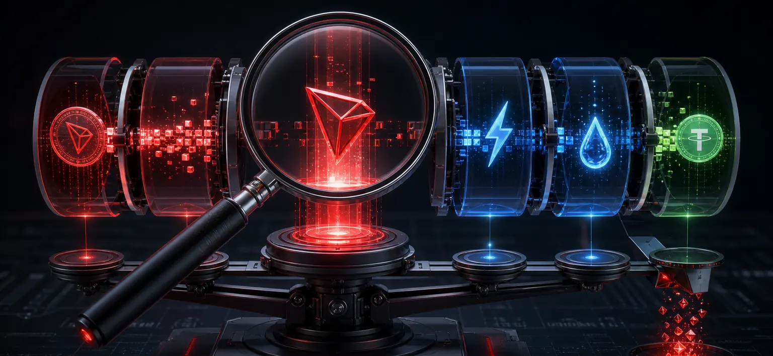 Ripartizione dei costi: Esploratore Tronscan — WikiTron