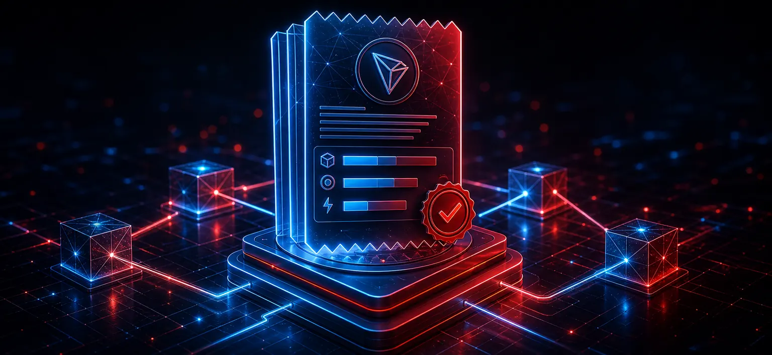 Defalcarea costurilor: Chitanțe de tranzacție TRON — WikiTron