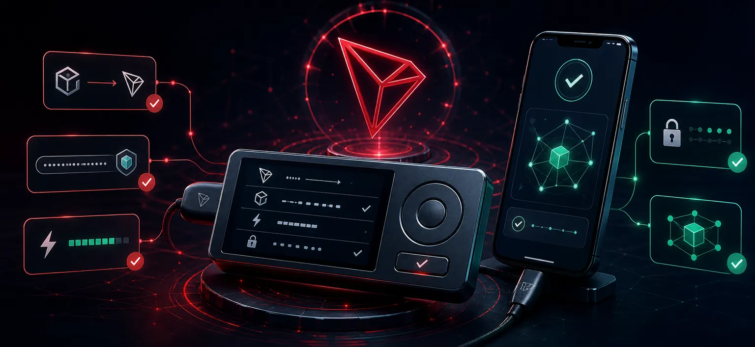 Checklist: Ledger with TRON — WikiTron